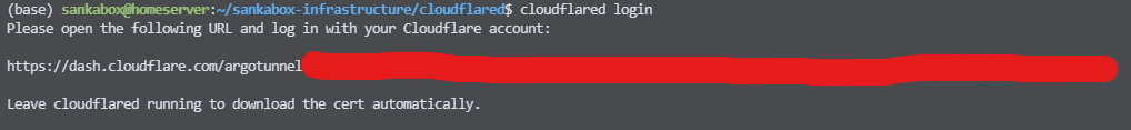 cloudflared-login